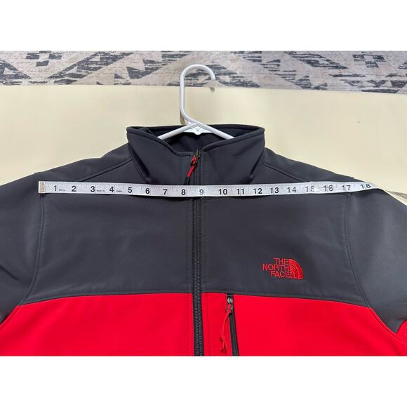 The North Face Apex Bionic Jacket Men's sz M Red/Black Soft Shell Outdoor Zip Up - Picture 7 of 14